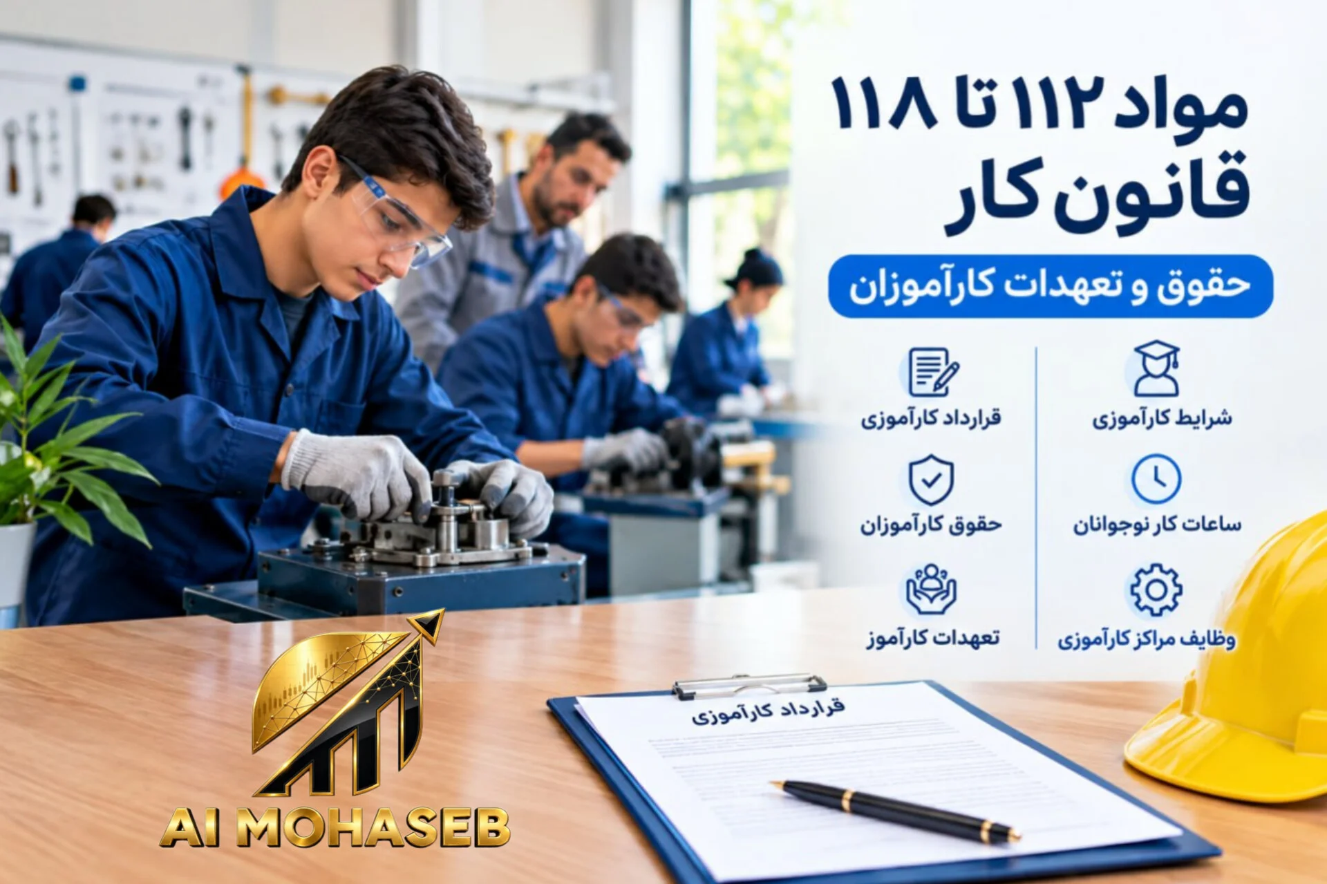بررسی مواد ۱۱۲ تا ۱۱۸ قانون کار؛ حقوق و تعهدات کارآموزان